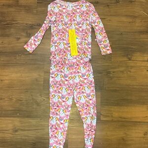 Posh Peanut Lisa Frank Angel Kitty Long Sleeve Pajamas